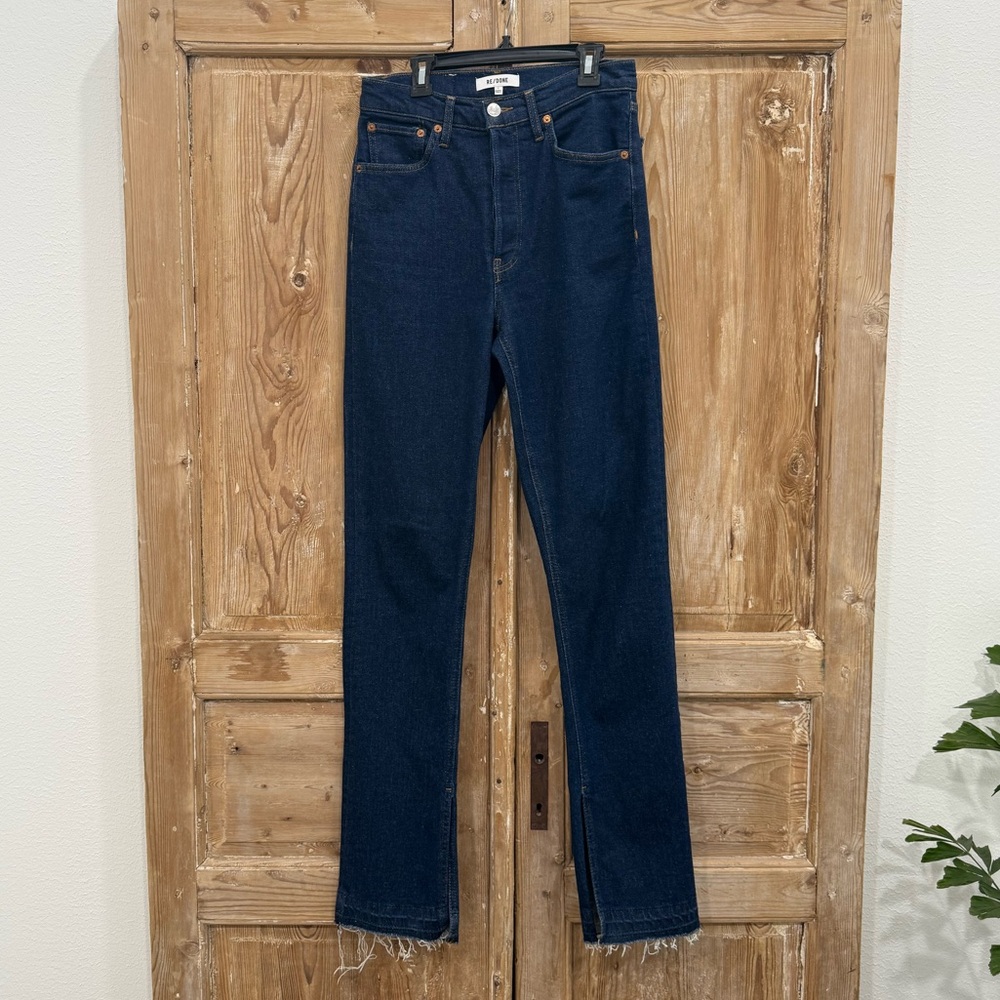 Re/done Elsa split flare denim - Picture 4 of 7